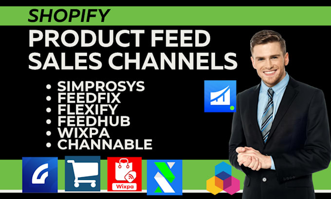 setup shopify product feed simprosys feedfix flexify feedhub wixpa channable ctx