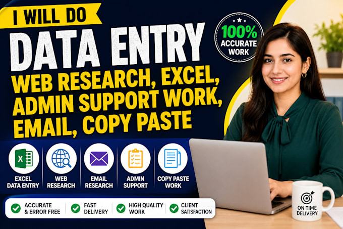 do data entry and data searching