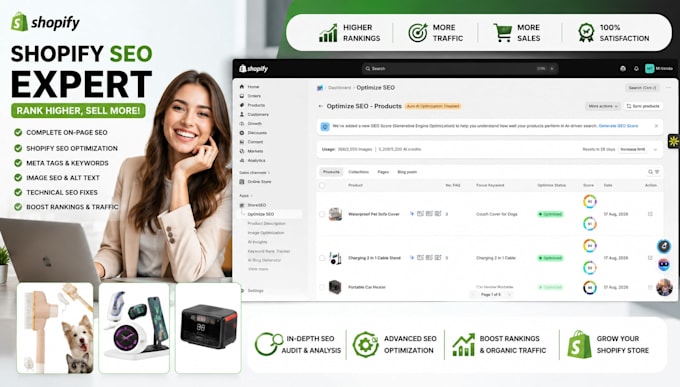 improve shopify store seo optimization google ranking boost organic conversions