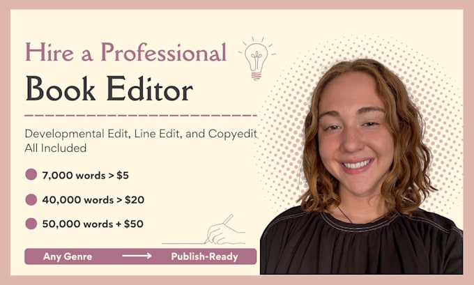 be your comprehensive and affordable book editor