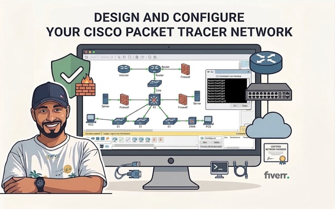 design and configure your cisco packet tracer network