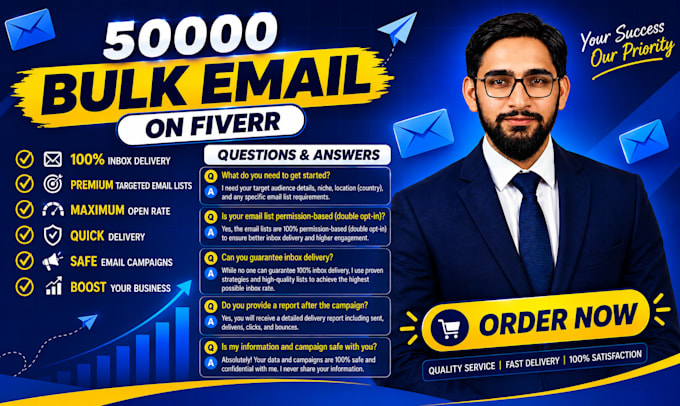 bulk email blasts and email marketing campaign