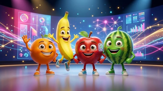 create ai talking fruit animation video ai 3d animated talking object explainer