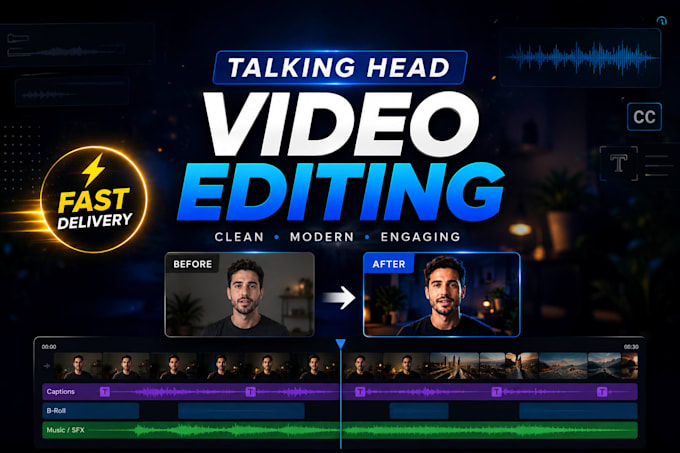 edit engaging talking head videos for youtube
