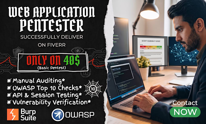 perform web application penetration testing
