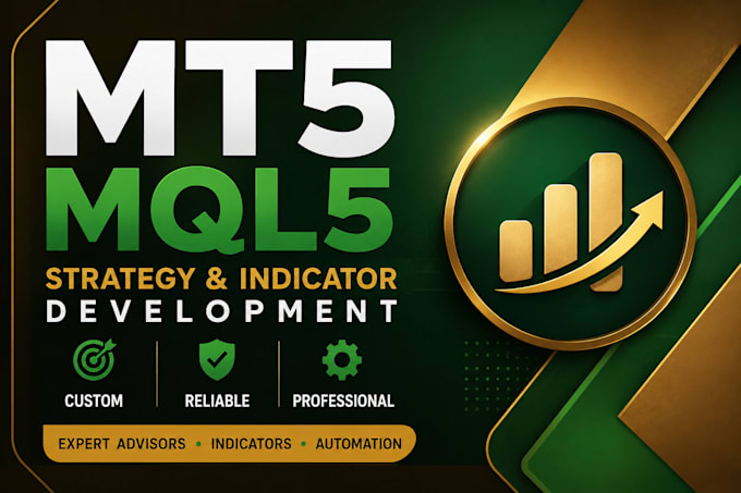 build mt5 trading strategy or indicator in mql5