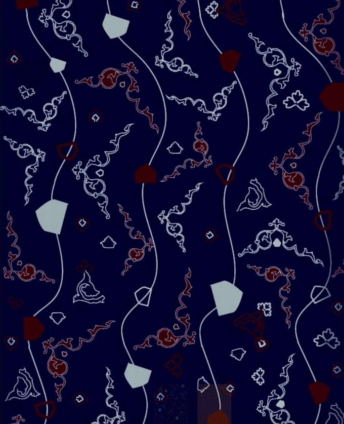 create unique seamless textile and surface pattern designs