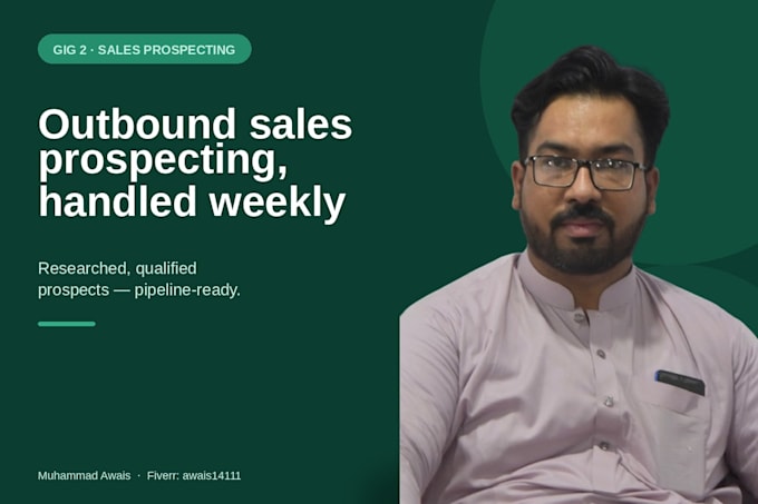 run outbound sales prospecting for your b2b pipeline