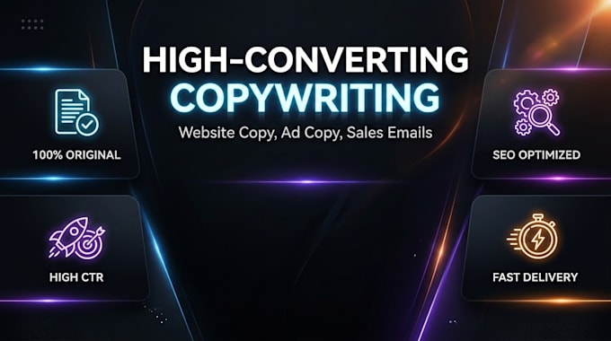 write high converting sales copy and website content