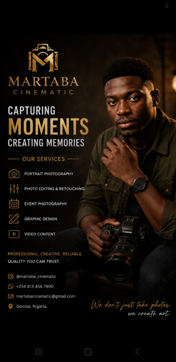 logo design and photo edition
