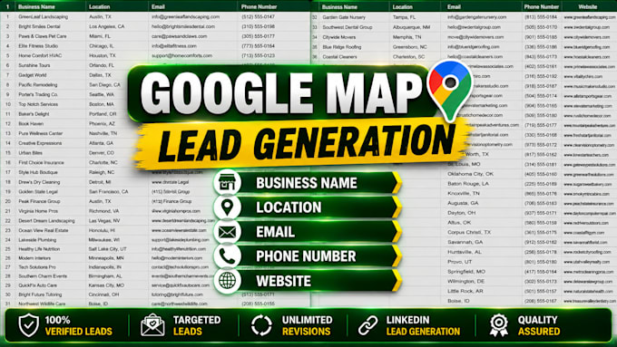 scrape google maps,lead generation and find b2b leads