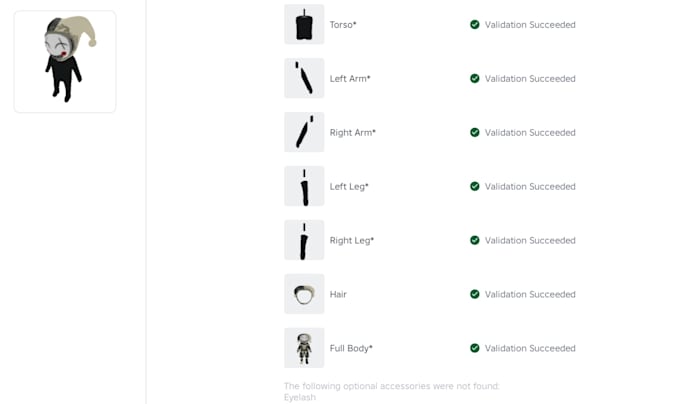 create 3d roblox ugc bundle rigging, roblox avatar creation, roblox dynamic head