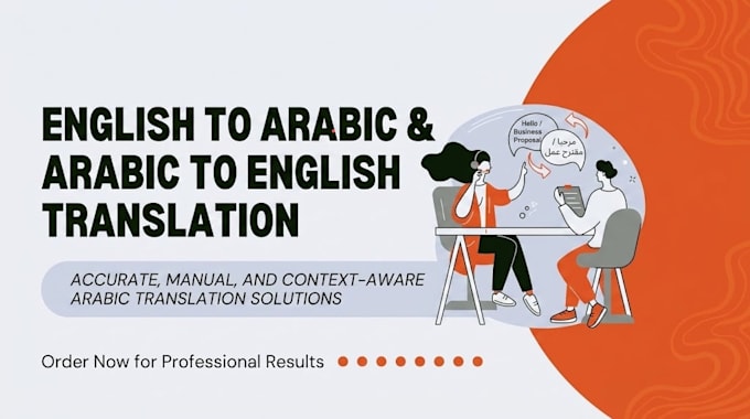 do professional arabic to english translation and data entry