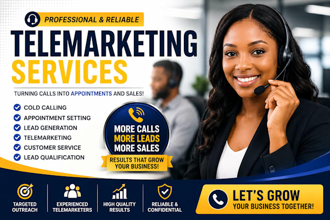 do b2b cold calling, telemarketing and appointment setting,