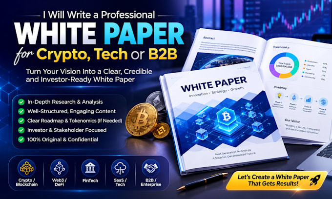 write a professional white paper for crypto tech or b2b