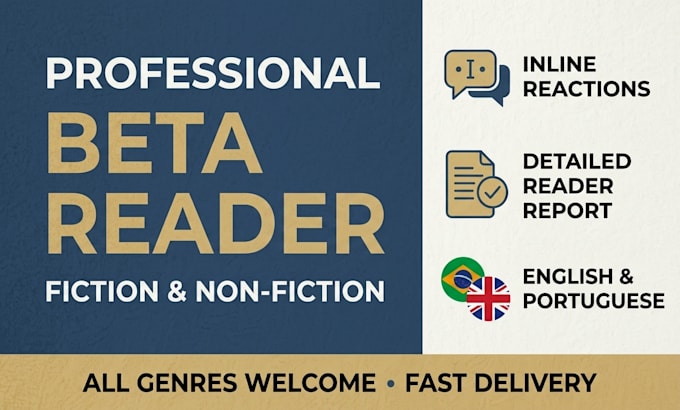 be your beta reader with detailed feedback