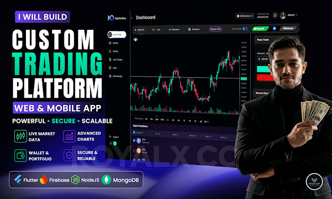 build your trading platform web and mobile app