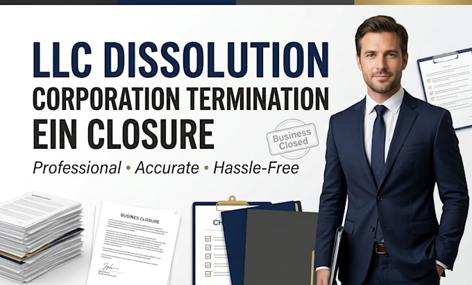 close down dissolve llc, terminate corporation with ein shutdown llc dissolution