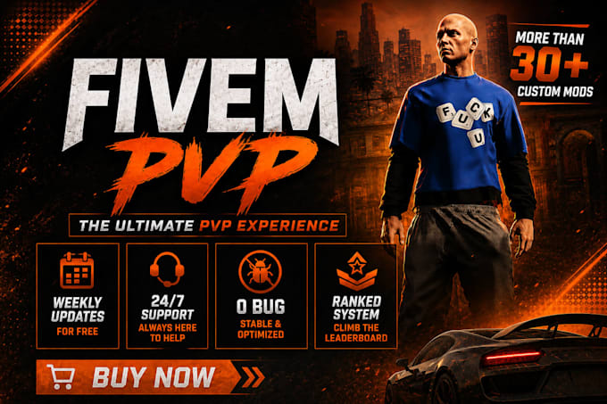 create a fivem pvp server for you