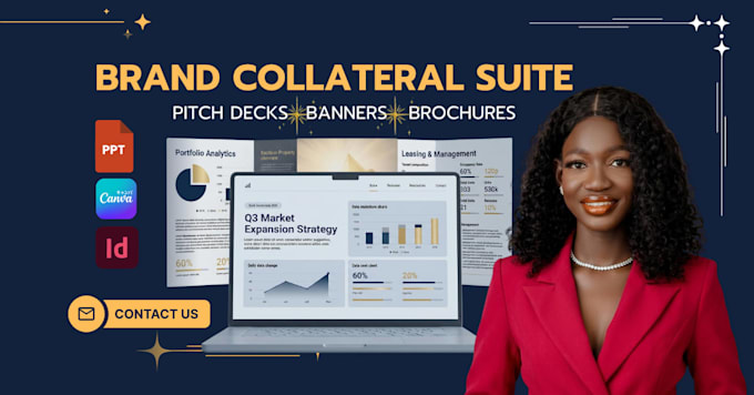 design business collateral brochure company profiles presentation banner flyer