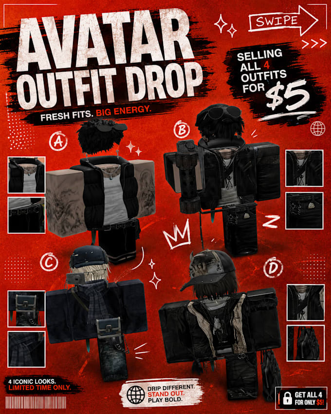 sell roblox boy clothing for 5 dollars