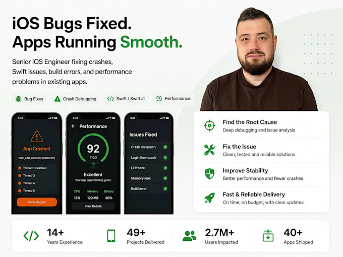 fix your ios crash or xcode build error