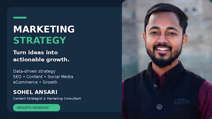 create a marketing strategy and provide marketing consultancy