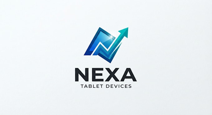 design a modern tablet logo for your brand