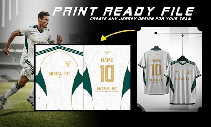 create custom football jersey and kit design