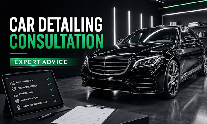 provide expert car detailing consultation and advice