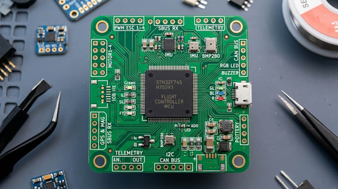 design stm32 flight controller pcb for drones uav and autonomous systems