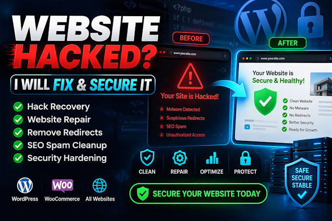 remove malware and fix wordpress website security