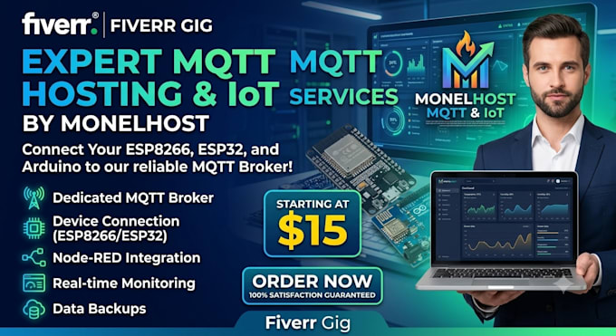 setup a secure mqtt broker for esp32 esp8266 and iot