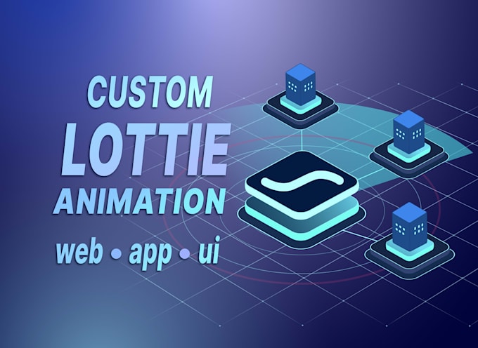 create custom lottie animation for website and app
