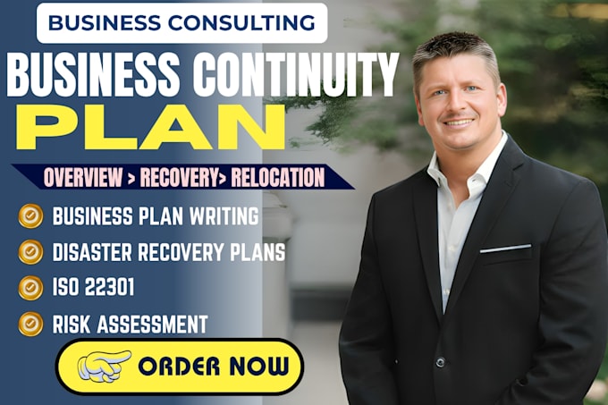develop business continuity disaster recovery plan, bcp, iso 22301