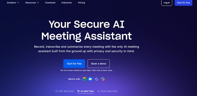 build an ai note taking app, meeting summarizer, and voice assistant saas