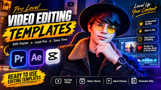 edit video templates in after effects premiere pro  capcut