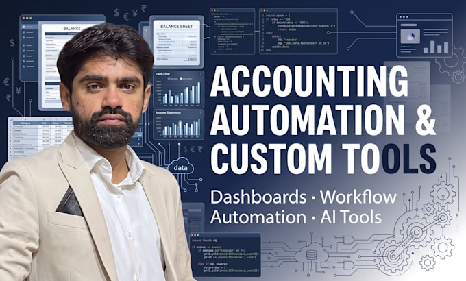 build a custom accounting automation or dashboard