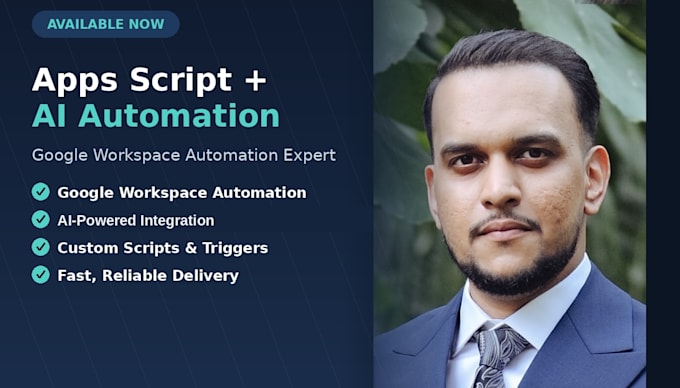 build a google apps script automation for sheets, docs and drive with ai