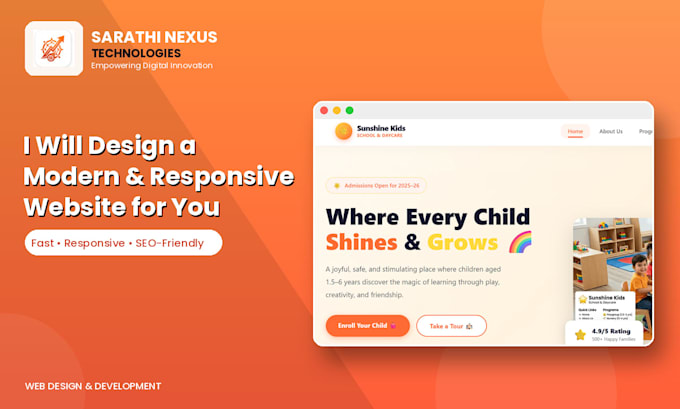 build a modern school, college, or university website