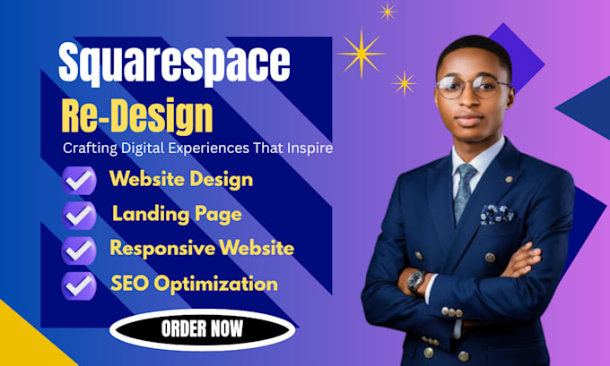 create a professional business squarespace website
