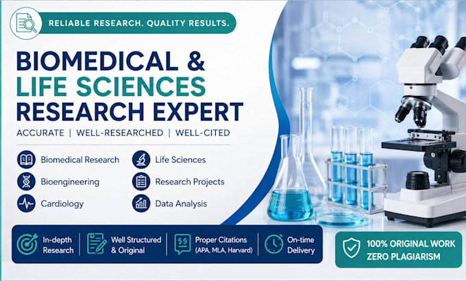assist on biomedical research project, bioengineering, life sciences, cardiology