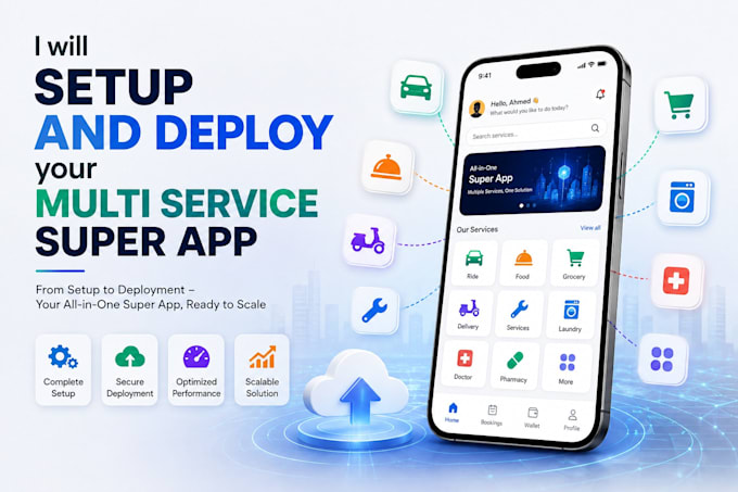 multi service super app setup and deployment