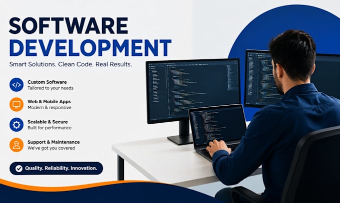 develop full stack website development as a software developer