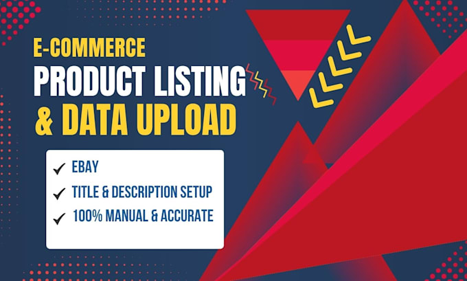 do ecommerce product listing and data entry