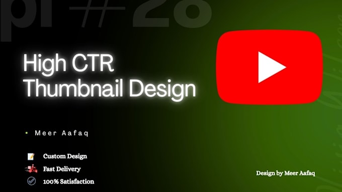 design high CTR thumbnail
