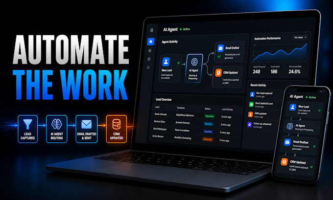 build an ai agent and n8n automation workflow