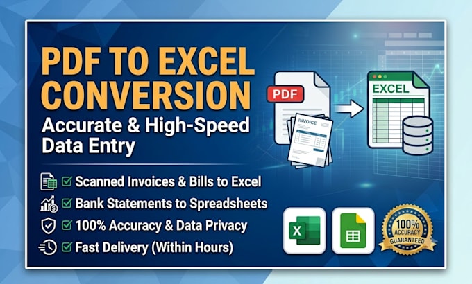 do convert scanned PDF to excel or word with accuracy