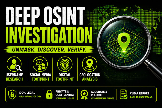 perform osint geolocation and username analysis