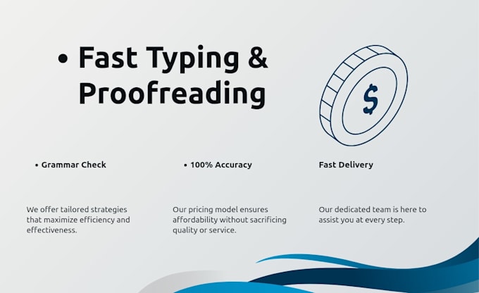 do fast english typing proofreading and grammar check